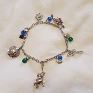 Trifari Mother Earth Charm Bracelet